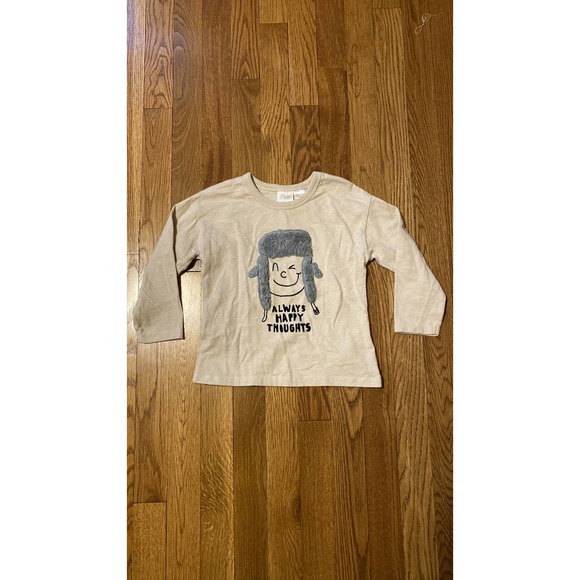 Zara Other - Zara Oatmeal Long Sleeve Tee (2-3 Years)